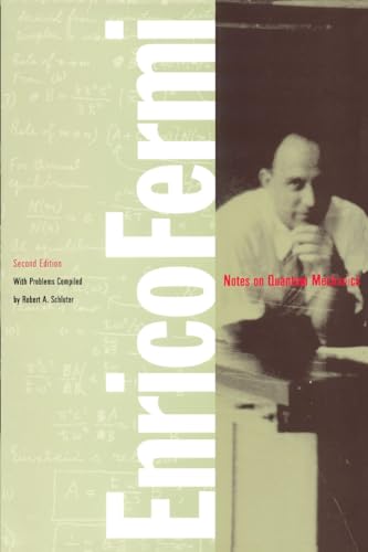 Book cover: "Notes on Quantum Mechanics" featuring Enrico Fermi’s portrait.