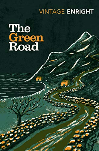 Book cover: "The Green Road" with a winding road and mountains.