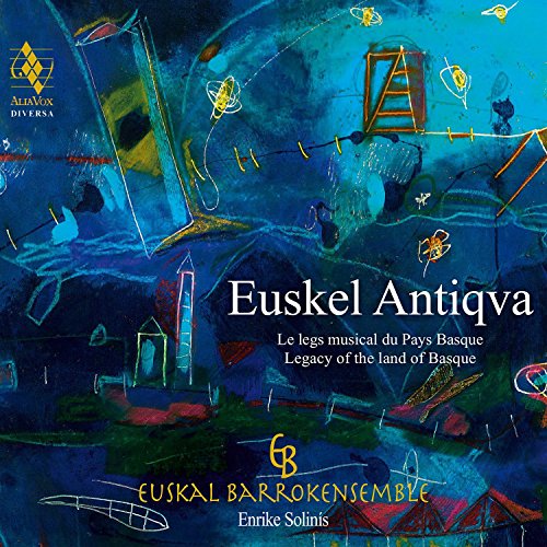 CD cover for "Euskel Antiqva" by Enrike Solinis, abstract art.