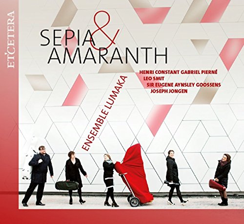 CD cover featuring musicians with instruments against a geometric wall.