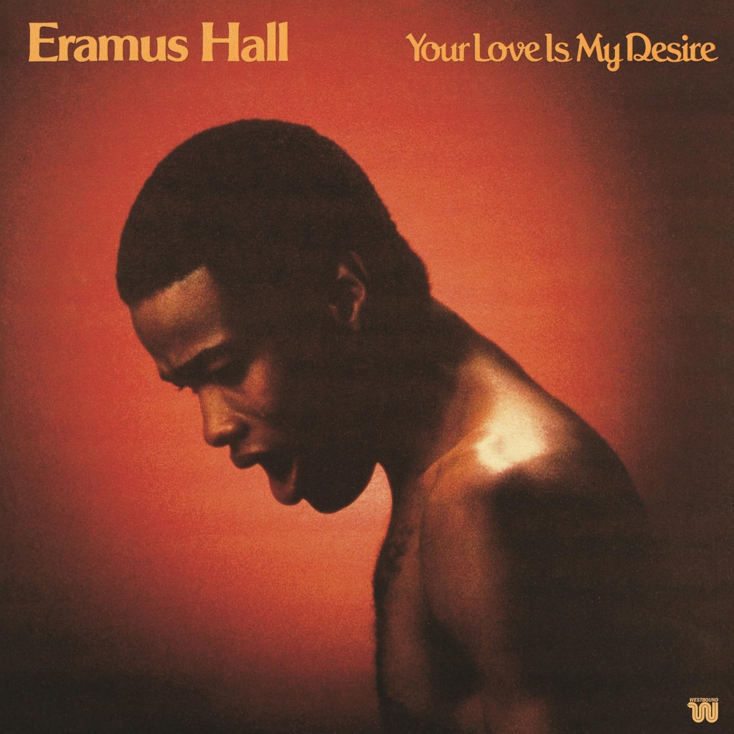 Vinyl record cover featuring a portrait of Eramus Hall in sepia tones.