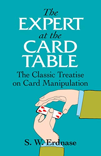 Book cover: “The Expert at the Card Table” with hands manipulating cards.
