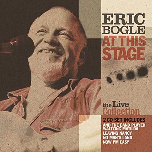 Eric Bogle album cover: portrait of a smiling man with microphones.