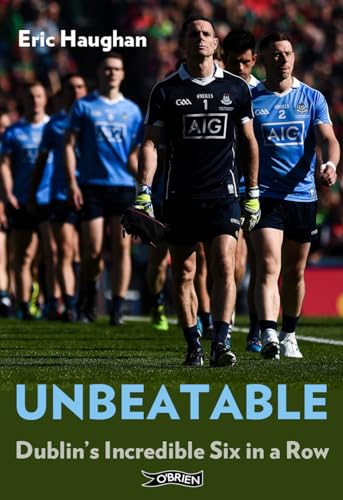 Book cover featuring Gaelic footballers in blue jerseys, titled "Unbeatable.