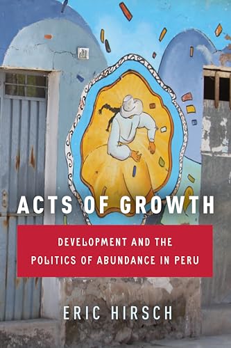 Book cover: mural painting of a figure, title “Acts of Growth”, author Eric Hirsch.