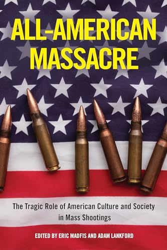 Book cover with title "All-American Massacre" and image of bullets.