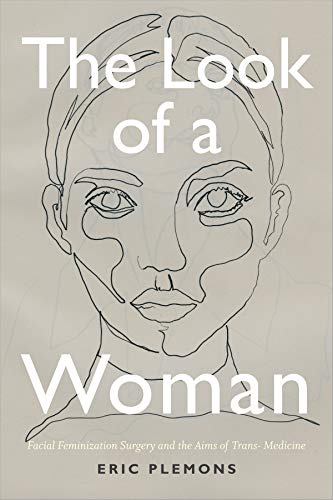 Book cover with line drawing of a face and title: "The Look of a Woman.