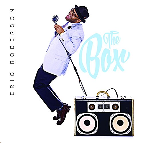Eric Roberson album cover featuring a singer and vintage boombox.