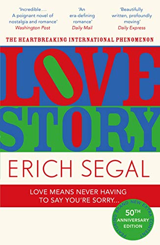 Book cover for "Love Story" 50th Anniversary Edition by Erich Segal.