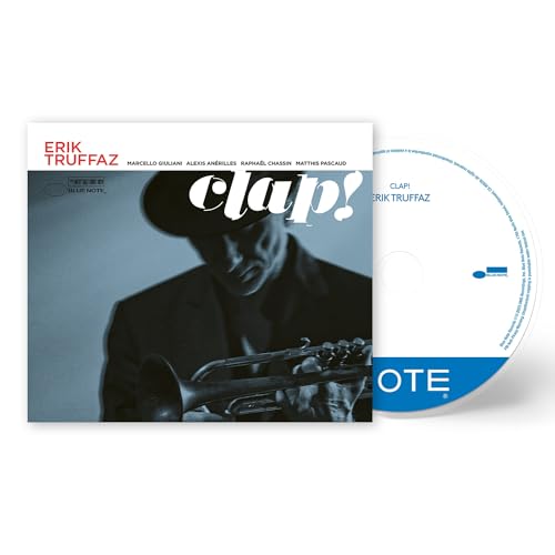 CD case for Erik Truffaz’s “Clap!” featuring a trumpet player portrait.