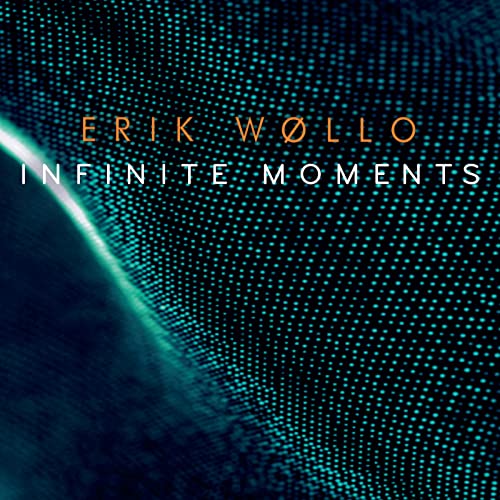 CD cover for Erik Wolloās āInfinite Momentsā with a space theme.