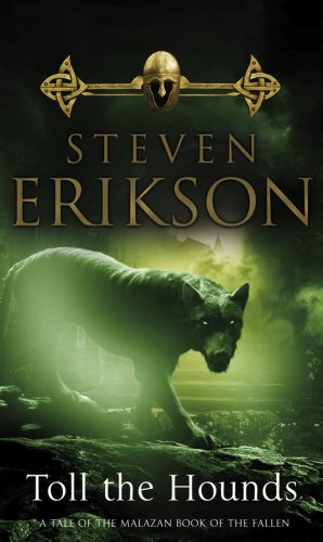 Book cover: helmet, wolf, and dark, misty forest background.