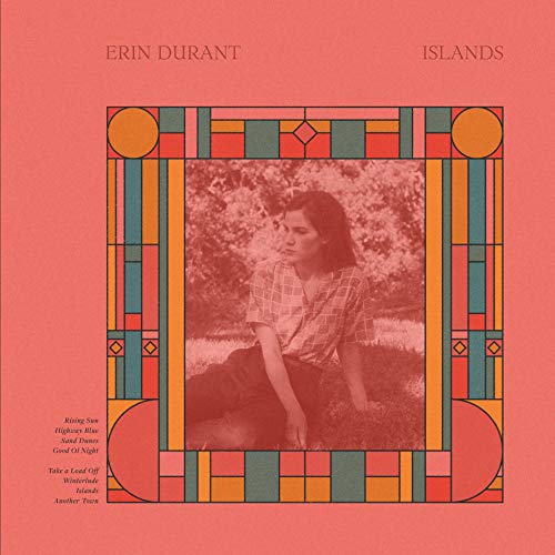 Vinyl album cover featuring Erin Durant in a stained-glass style geometric frame.