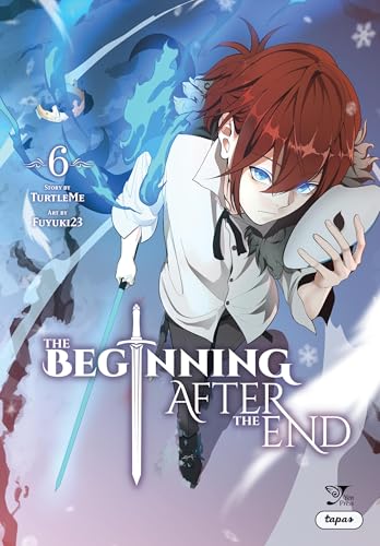 Manga cover featuring a young man with red hair holding a sword.