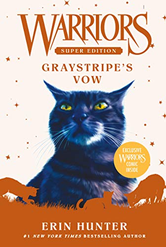 Book cover featuring a gray cat with yellow eyes against a starry background.