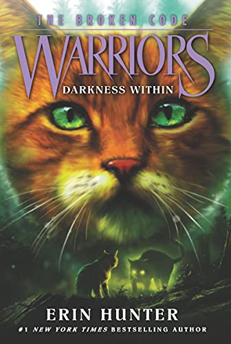 Book cover: orange tabby cat face with shadowy cats below.