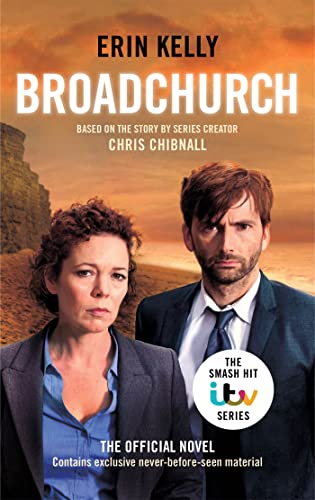 Broadchurch novel cover with Olivia Colman and David Tennant.