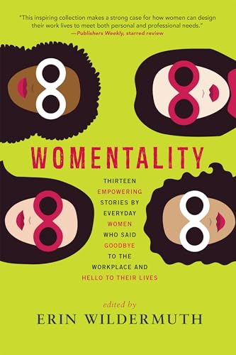 Book cover with illustrated faces and the title "Womentality" in large text.