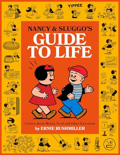 Nancy and Sluggo comic book cover with illustrations of everyday life.