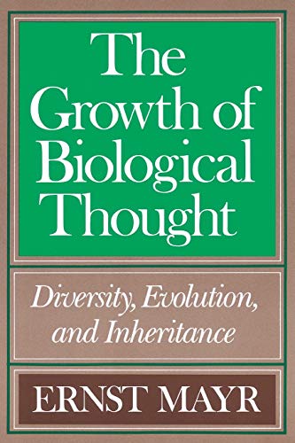 Book cover: "The Growth of Biological Thought: Diversity" by Ernst Mayr.