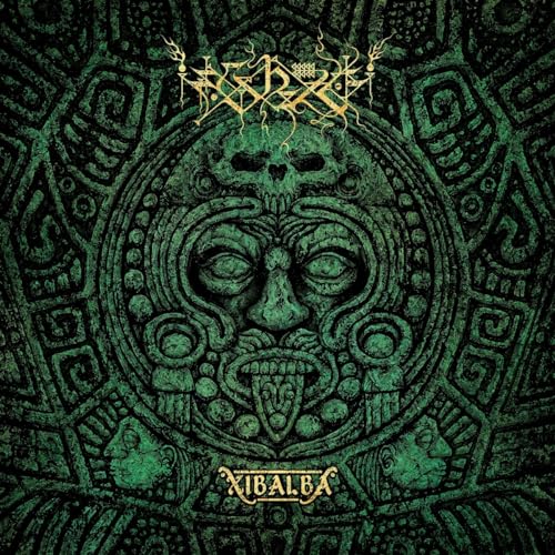 CD cover art: skull face within ornate, textured, Mayan-inspired design.
