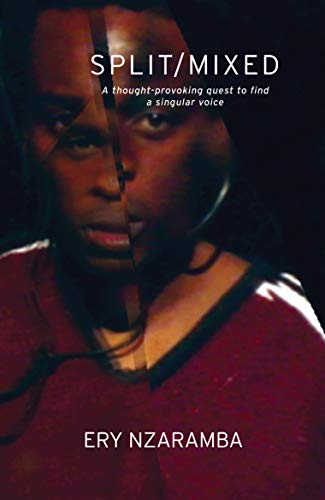 Book cover: "Split/Mixed" featuring a portrait split down the middle.