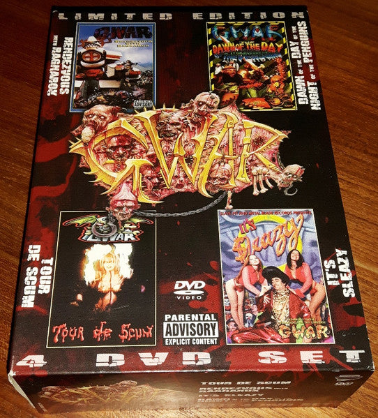 DVD case for GWAR's "Escape From The Planet Of The DVD," limited edition.
