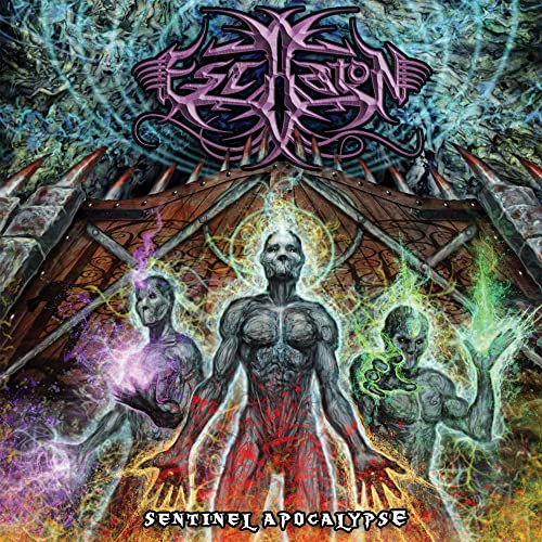 CD cover art: three figures with glowing energy under a spiked structure.