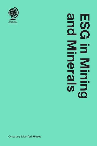 Green book cover with black text: "ESG in Mining and Minerals".
