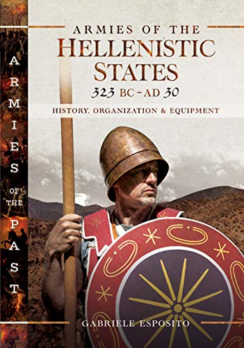 Book cover depicting a Hellenistic soldier with shield and helmet.