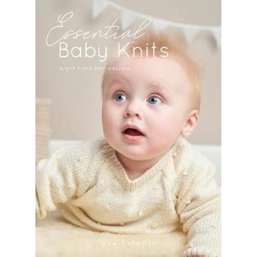 Book cover featuring a baby wearing a cream-colored knitted sweater.