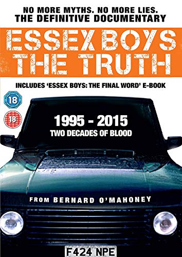 DVD cover for "Essex Boys: The Truth" featuring a dark Range Rover.