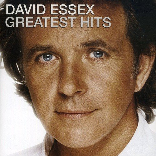 Close-up portrait of David Essex on the cover of his Greatest Hits CD.