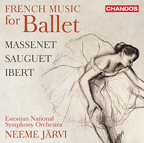 CD cover with sketch of a ballerina and composers’ names.