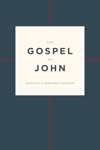 Book cover: “The Gospel of John”, English Standard Version, cream and navy.