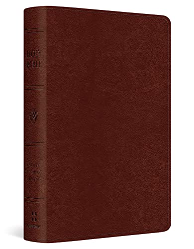 Closed, burgundy leather-bound Bible with gold lettering and embossed design.