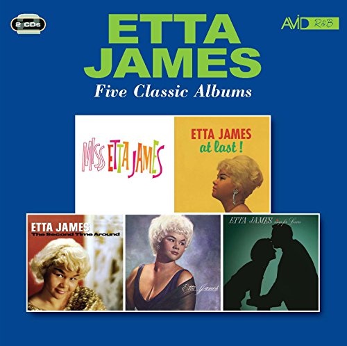 Etta James album cover featuring portraits from four classic record jackets.