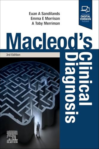 Book cover: "Macleod's Clinical Diagnosis," 3rd edition, with a maze image.