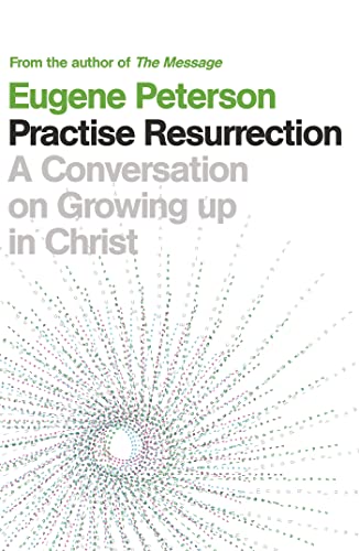 Book cover with green text and a radiating, speckled floral design.