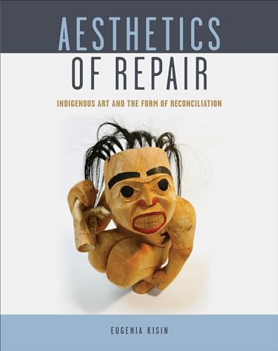 Book cover featuring a carved wooden figure with dark hair.