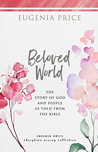Book cover: "Beloved World" with floral watercolor design.