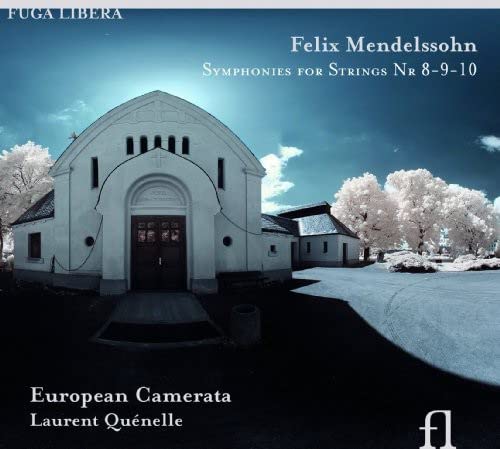CD cover featuring a small white church against a blue and white sky.