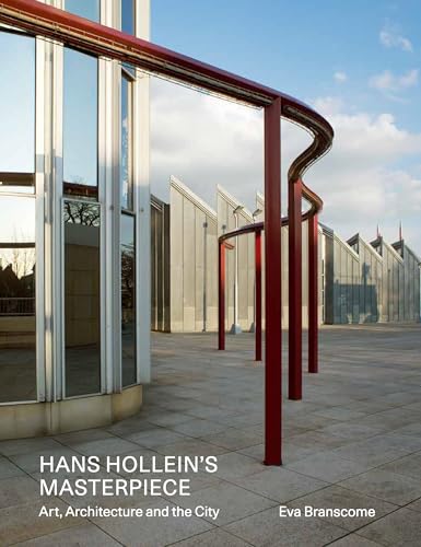 Book cover featuring a modern building with curved red metalwork.