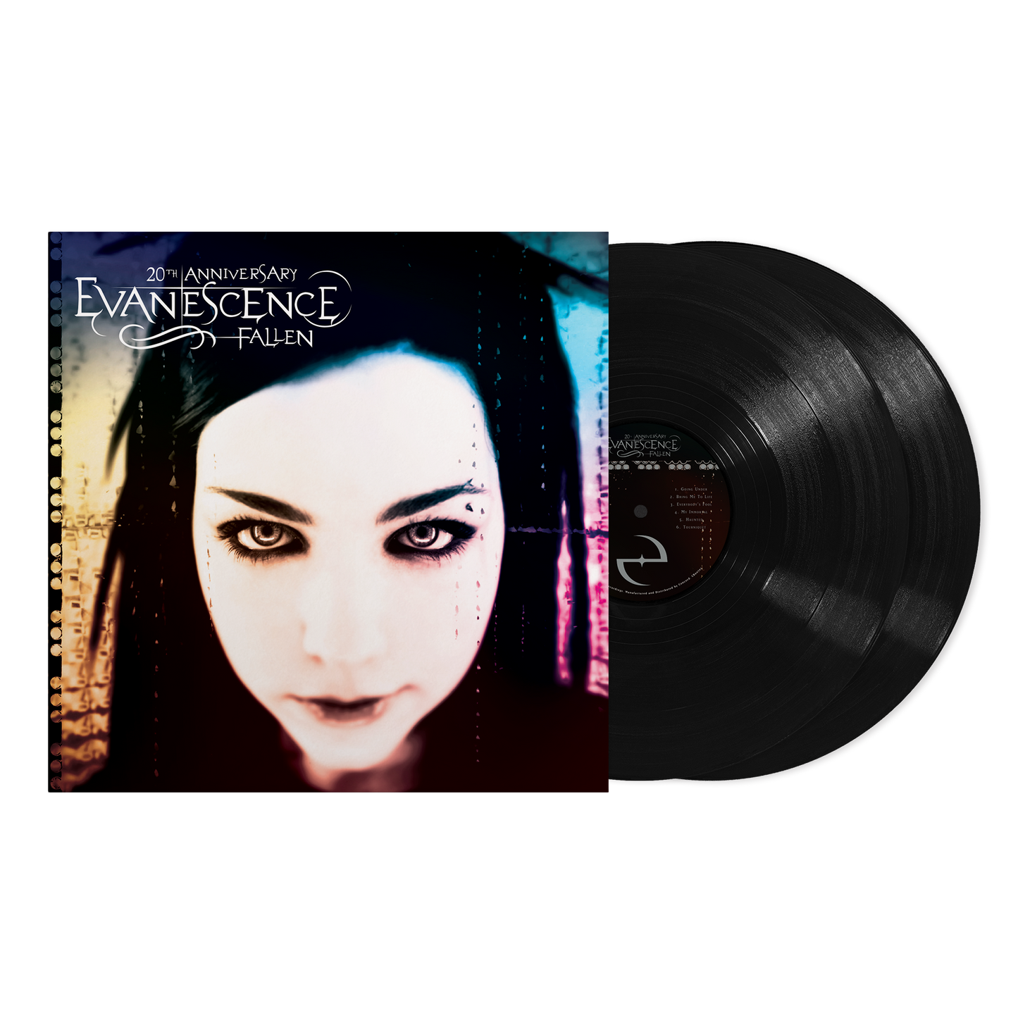 Evanescence “Fallen” 20th anniversary vinyl record with portrait cover.