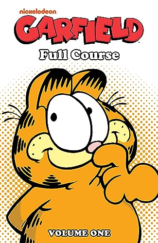 Garfield: Full Course" book cover featuring the orange cat's face.