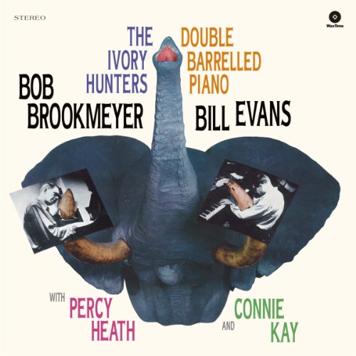 Album cover: Bill Evans & Bob Brookmeyer, featuring an elephant illustration.