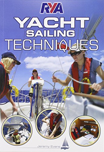 Book cover: "RYA Yacht Sailing Techniques" with sailors at the helm.