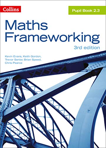 KS3 Maths Frameworking Pupil Book 2.3 cover with bridge image.