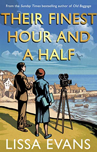Book cover depicting a couple with a vintage film camera by the sea.
