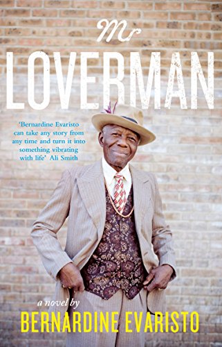 The image is a book cover. Alt text: "Book cover of 'Mr. Loverman' with a hat on a green background."